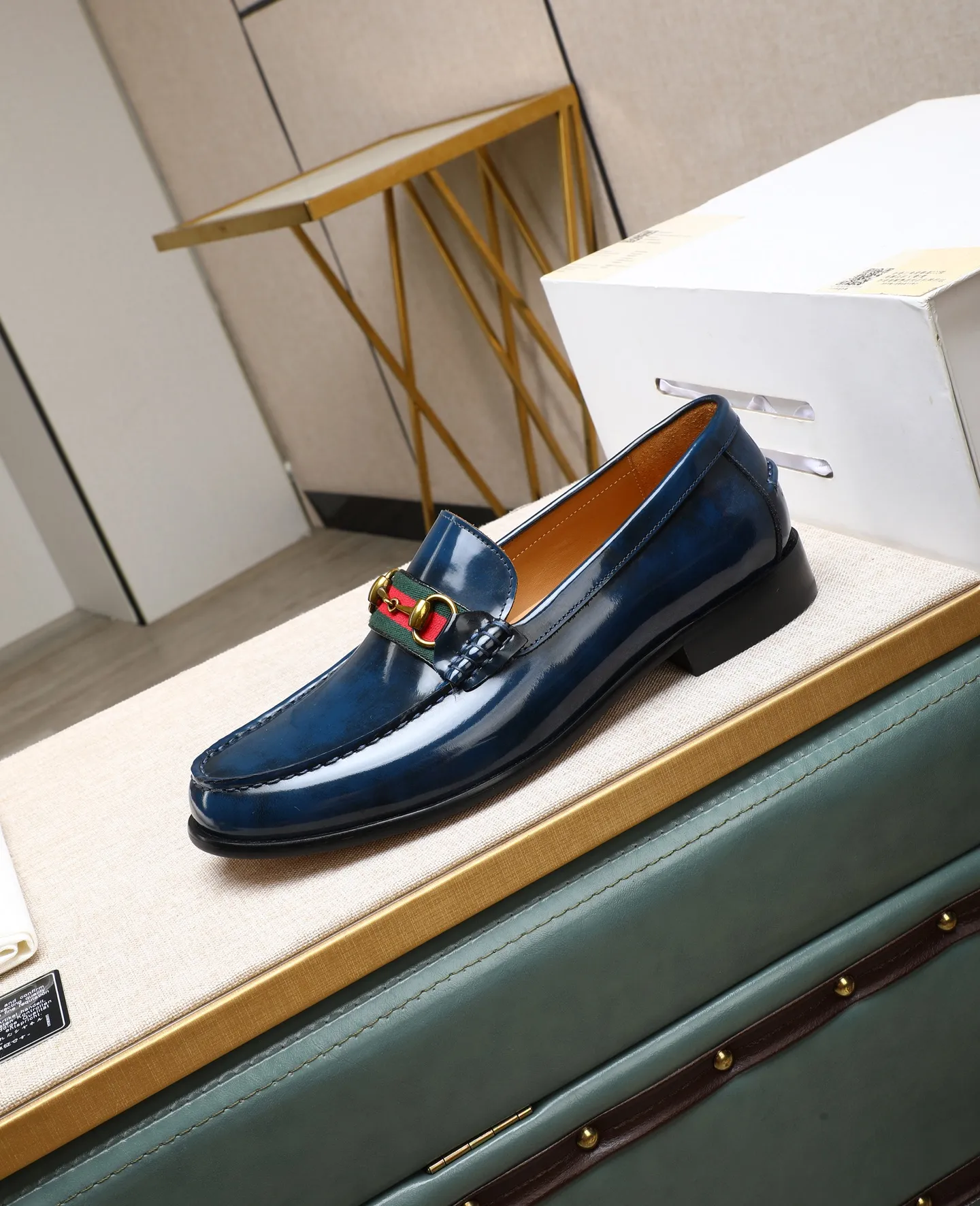 Men's shoes 💰500📛📛Original (water-dyed cow lining) GUCCI official website formal shoes🌀 Italian🇮🇹imported cowhide➕Top imported water-dyed cowhide lining💋Finely handmade Original bottom, the real thing looks better when photographed in person Standard size 38-44 (45 46 custom-made)
